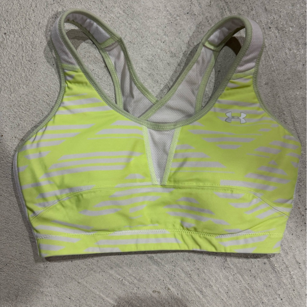 Under Armour Women's Lime Sports Bra